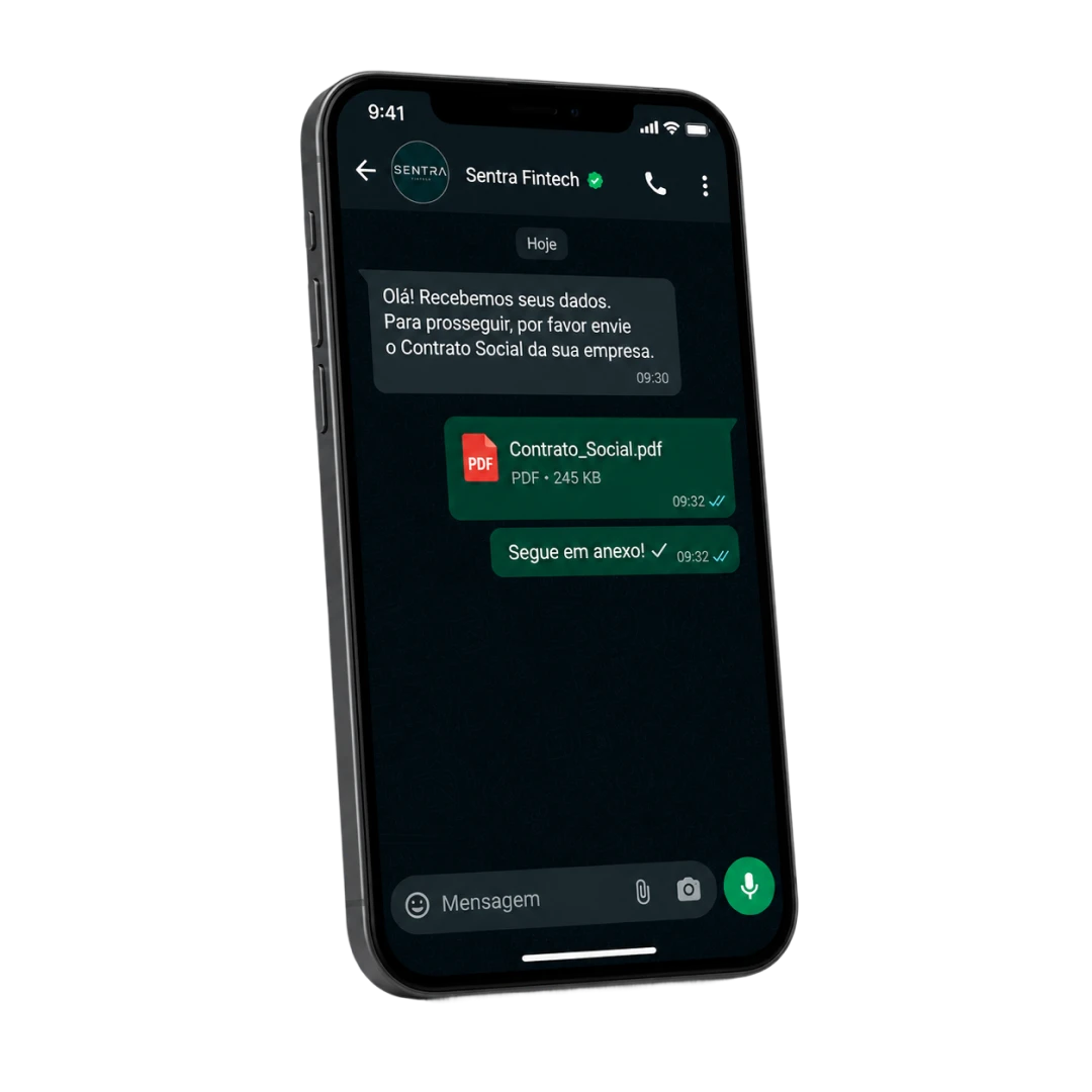 Valide seus Dados via WhatsApp
